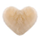 Rally Goods Fluffy Heart Shaped Pillow with Insert Filler for Valentines, Home Decoration Accents