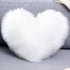 Rally Goods Fluffy Heart Shaped Pillow with Insert Filler for Valentines, Home Decoration Accents